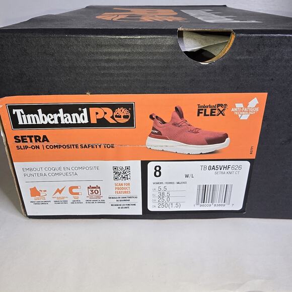 Timberland PRO Setra Knit Composite Safety Toe Women's...Size 8W - Picture 8 of 8